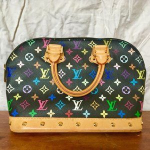 LIMITED ED. Louis Vuitton Alma PM Murakami Handbag